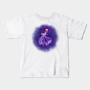 Cephalopod (violet version) Kids T-Shirt